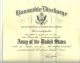 1961 - Richard Rupp - U.S. Army Honorable Discharge Certificate
